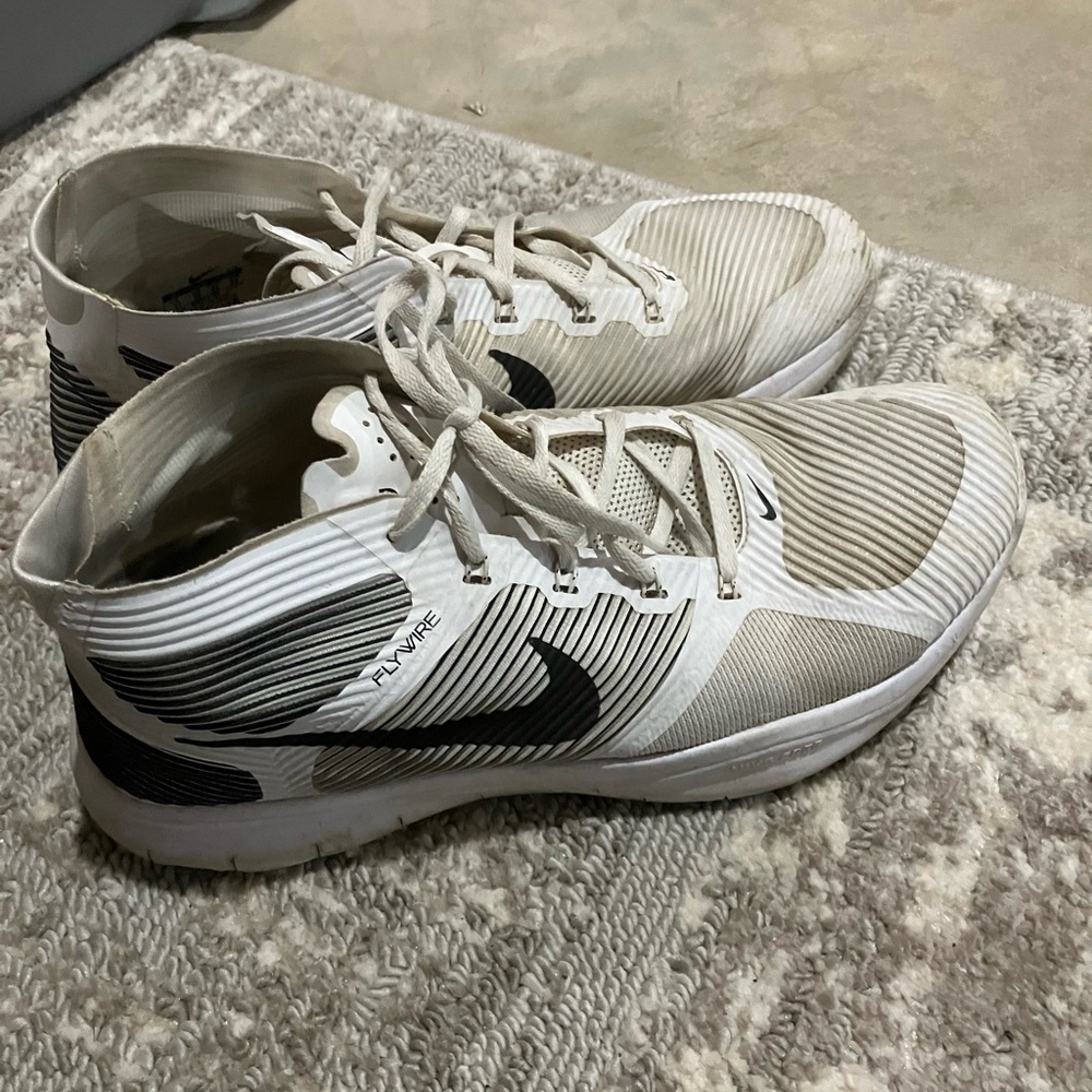 Nike Black and White High-Top Sneakers